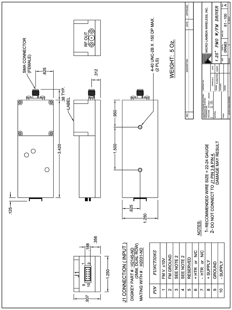 Permanent Oscillator Drivers FM Coil Driver (FMSeries)